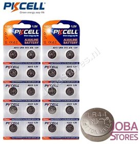 Knoopcel batterijen AG13 1.5V PKCELL 10 stuks (LR44)