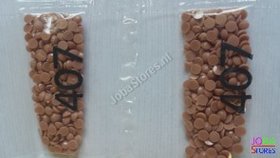 Ronde steentjes nummer 407 (klein)