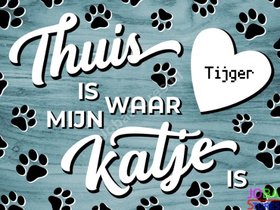 Diamond Painting Custom Katje Blauw (30x40cm)