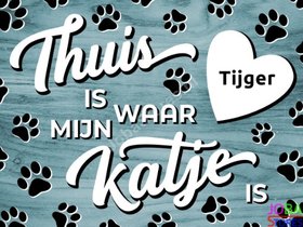 Diamond Painting Custom Katje Blauw (Groot Formaat)