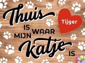 Diamond Painting Custom Katje Houtkleur (Groot Formaat)