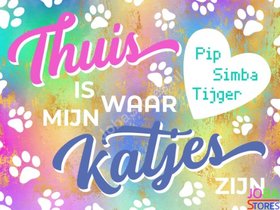 Diamond Painting Custom Katjes Regenboog (30x40cm)