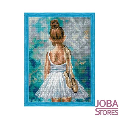 Diamond Painting Ballerina 30x40cm Round (on frame)