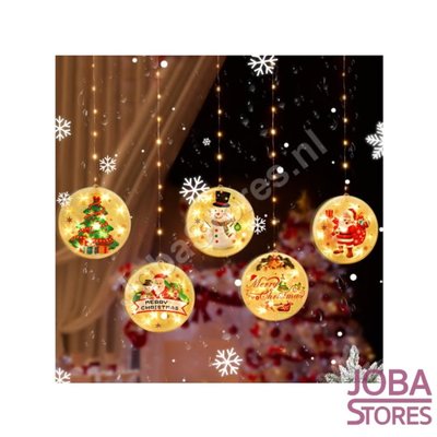 Christmas lights Garland Round