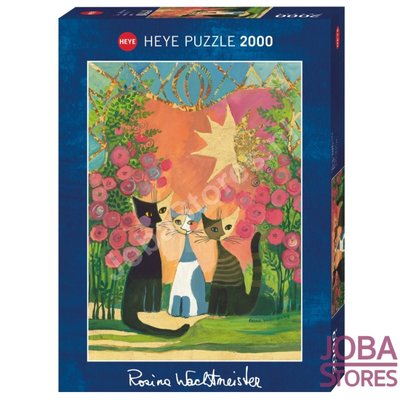Rosina Wachtmeister Puzzle Roses with gold foil (2000 pieces, 96x68cm)