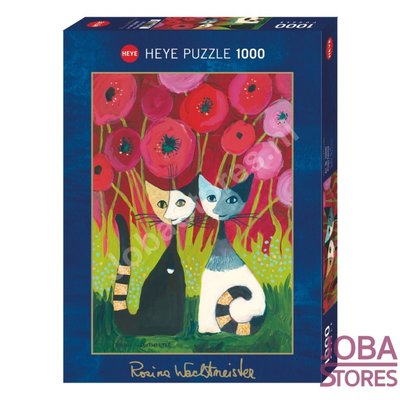 Rosina Wachtmeister Puzzle Poppy Canopy with gold foil (1000 pieces, 50x70cm)