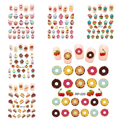 Nail Sticker Set Sweets (150 stickers)