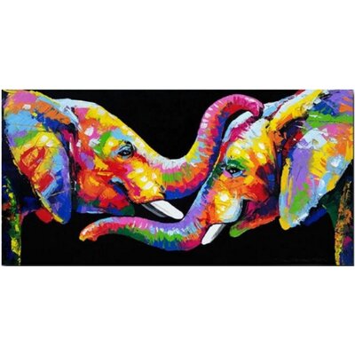 Diamond Painting Two Elephants 01 (size and shape of stones of your choice)