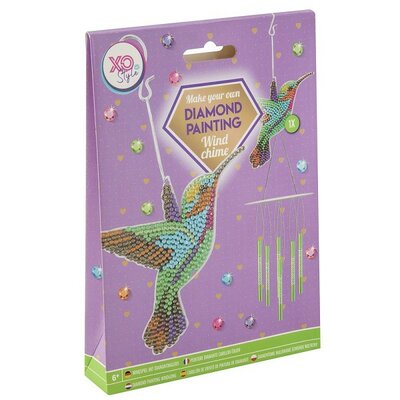 Grafix Diamond Painting Wind Chime Hummingbird 18x13x2.5cm