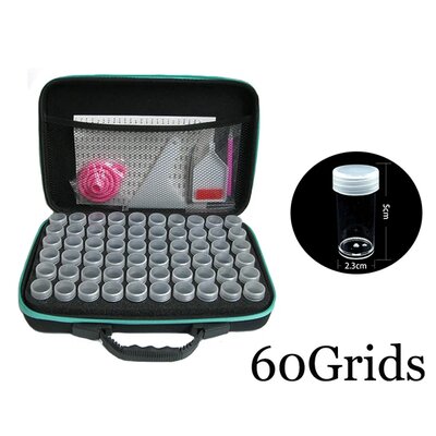 Diamond Painting Luxury Storage Case 60 slots (Black)