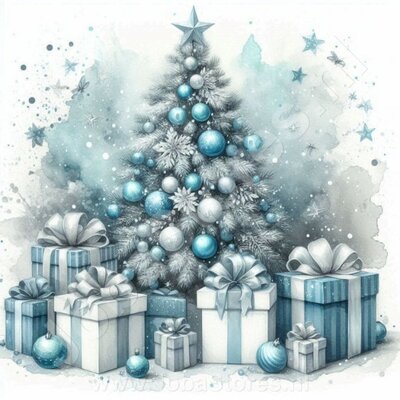 Diamond Painting Colorful Christmas Tree 04