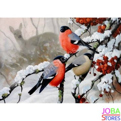 Diamond Painting Bullfinches 30x40cm