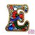 Diamond Painting Sleutelhanger Alfabet Letter E