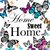 Diamond Painting Home Sweet Home Vlinders 30x30cm