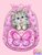 OP=OP Diamond Painting Tas met kitten 30x40cm