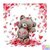Diamond Painting Teddy Love 30x30cm