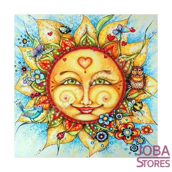 Diamond Painting Schattige Zon 40x40cm