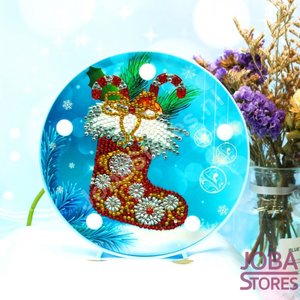 Diamond Painting Lamp Kerst 03 Sok