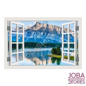 Diamond Painting Raamzicht Berg 30x45cm