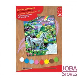 Schilderen op nummer "Sequin Art" Junior Eenhoorn