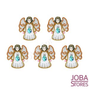 Diamond Painting Sleutelhanger Set Engelen (5 stuks)