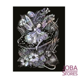 Kras Tekening Senior "Sequin Art" Fee Holografic