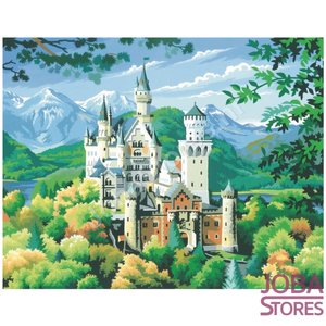 Schilderen op nummer "Sequin Art" Senior Kasteel