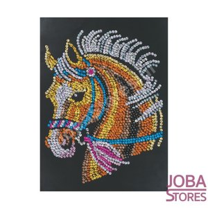 Sequin Art / Pailletten kunst Paard