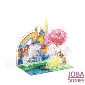 Diamond Painting 3D Tafereel 001 Eenhoorns