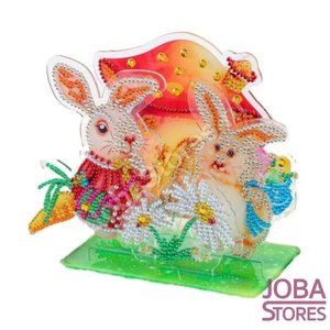 Diamond Painting 3D Tafereel 014 Konijnen