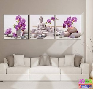 Diamond Painting Buddha Orchidee 90x30cm