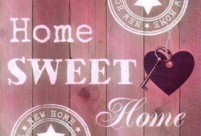 Diamond Painting Home Sweet Home 05 30x40cm
