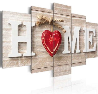 Diamond Painting Home Rood 100x50cm