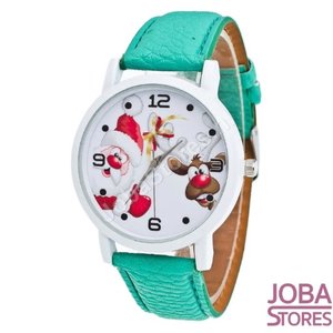 OP=OP Kerst Horloge 02 Groen