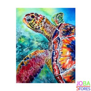 Diamond Painting Zeeschildpad 50x40cm